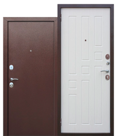 Дверь Гарда 8 мм Белый ясень