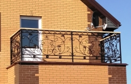 балконные перила кованые
