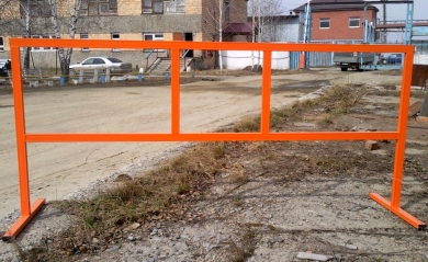 Временные ограждения из металла